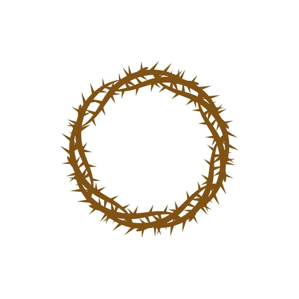Crown of Thorns Jesus Christ, Passion, Sacrifice, Suffering, Redemption, Christianity, Religion, Faith vector