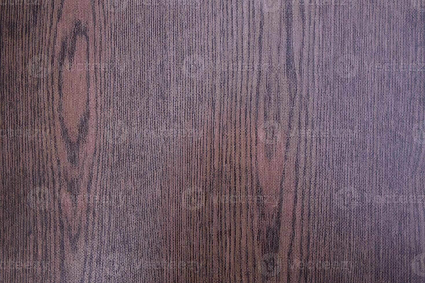 Wood Texture Background, Dark Brown, Vertical Lines Close-Up Table Surface photo