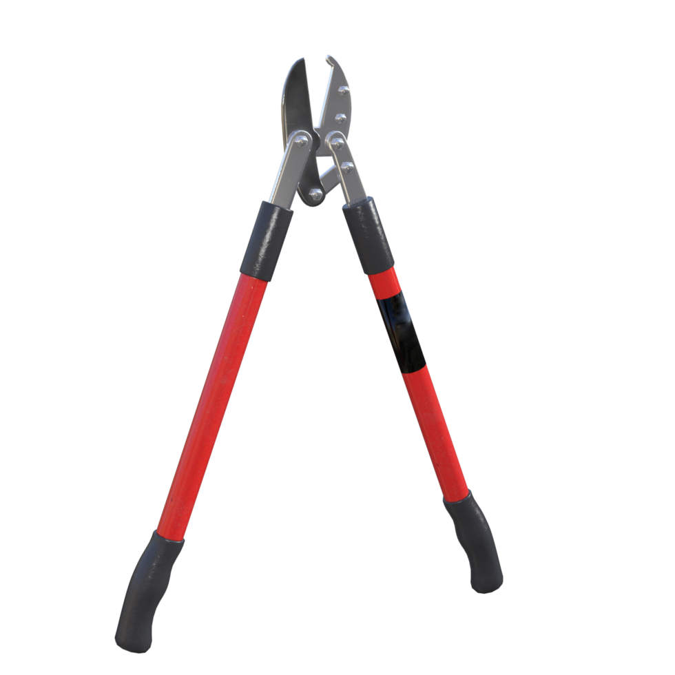 A pair of pliers with red handles png