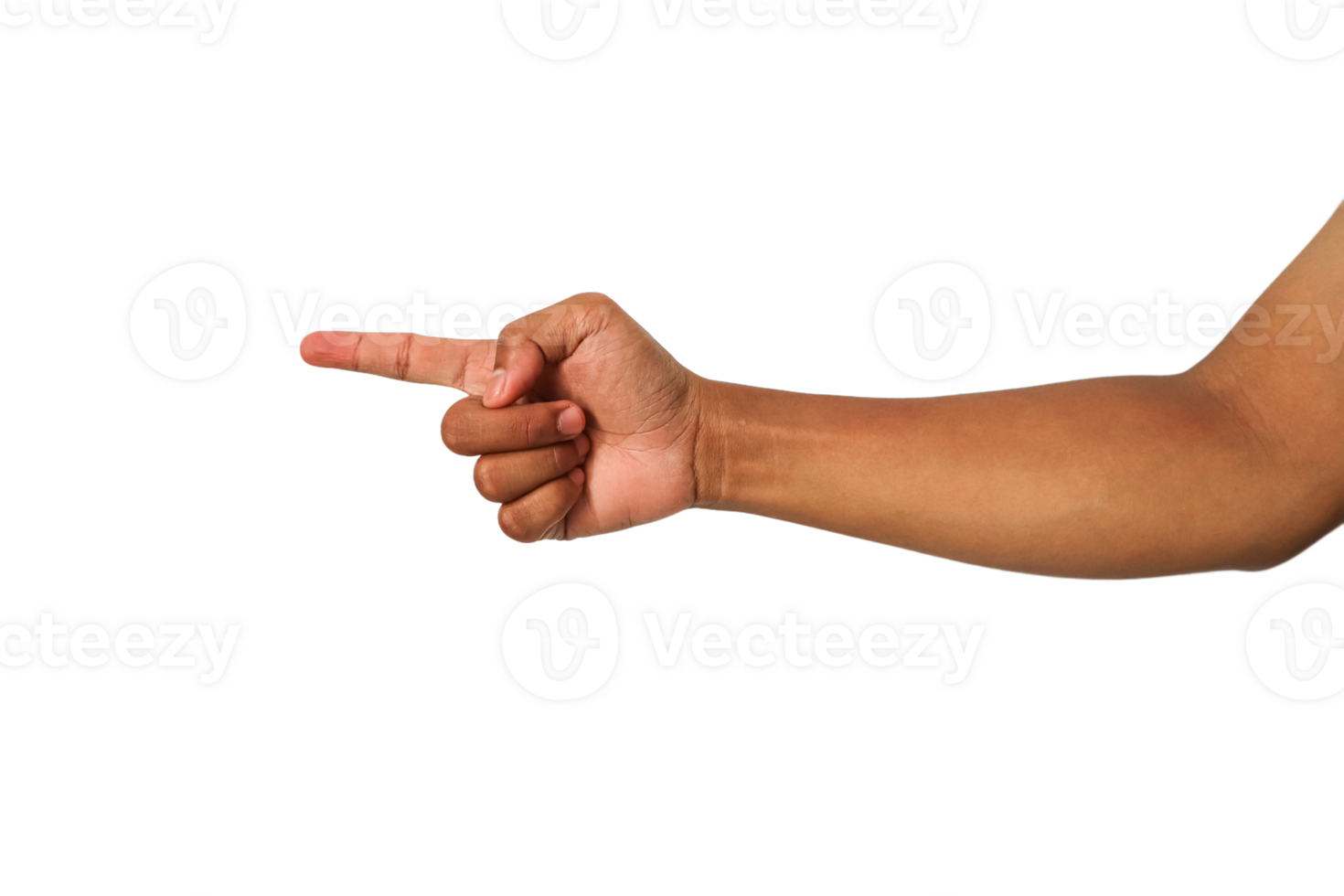 a hand pointing at something on a transparent background png