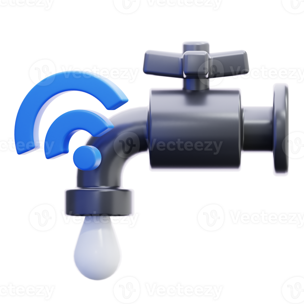 Faucet 3D Illustration png