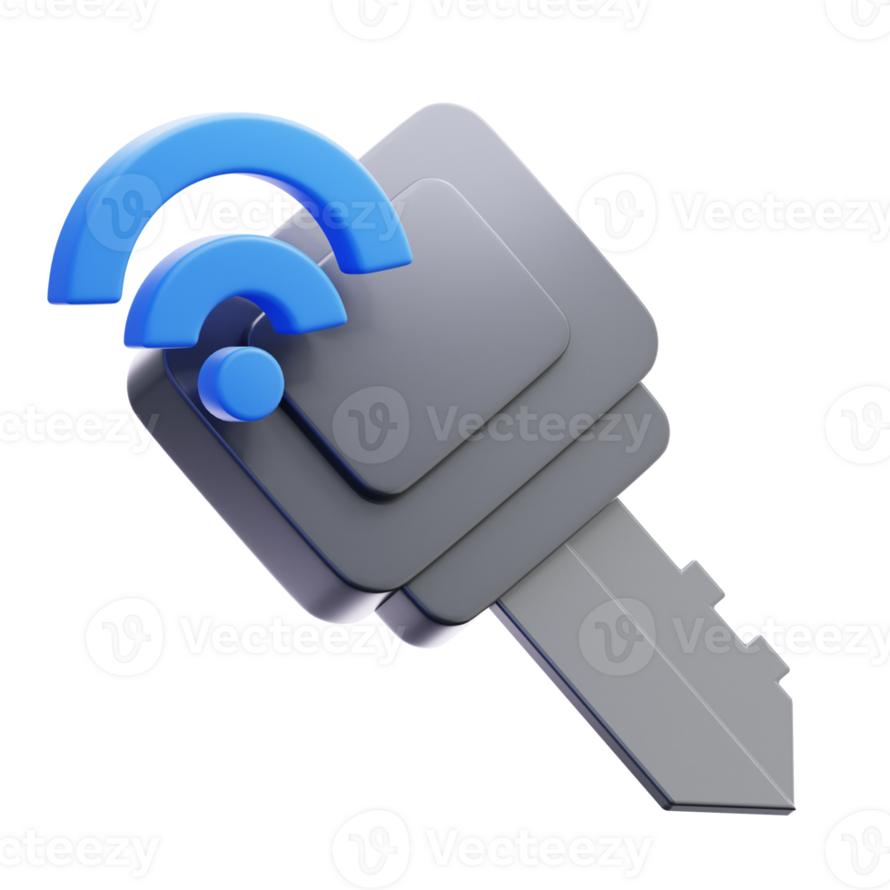 Smartkey 3D Illustration png