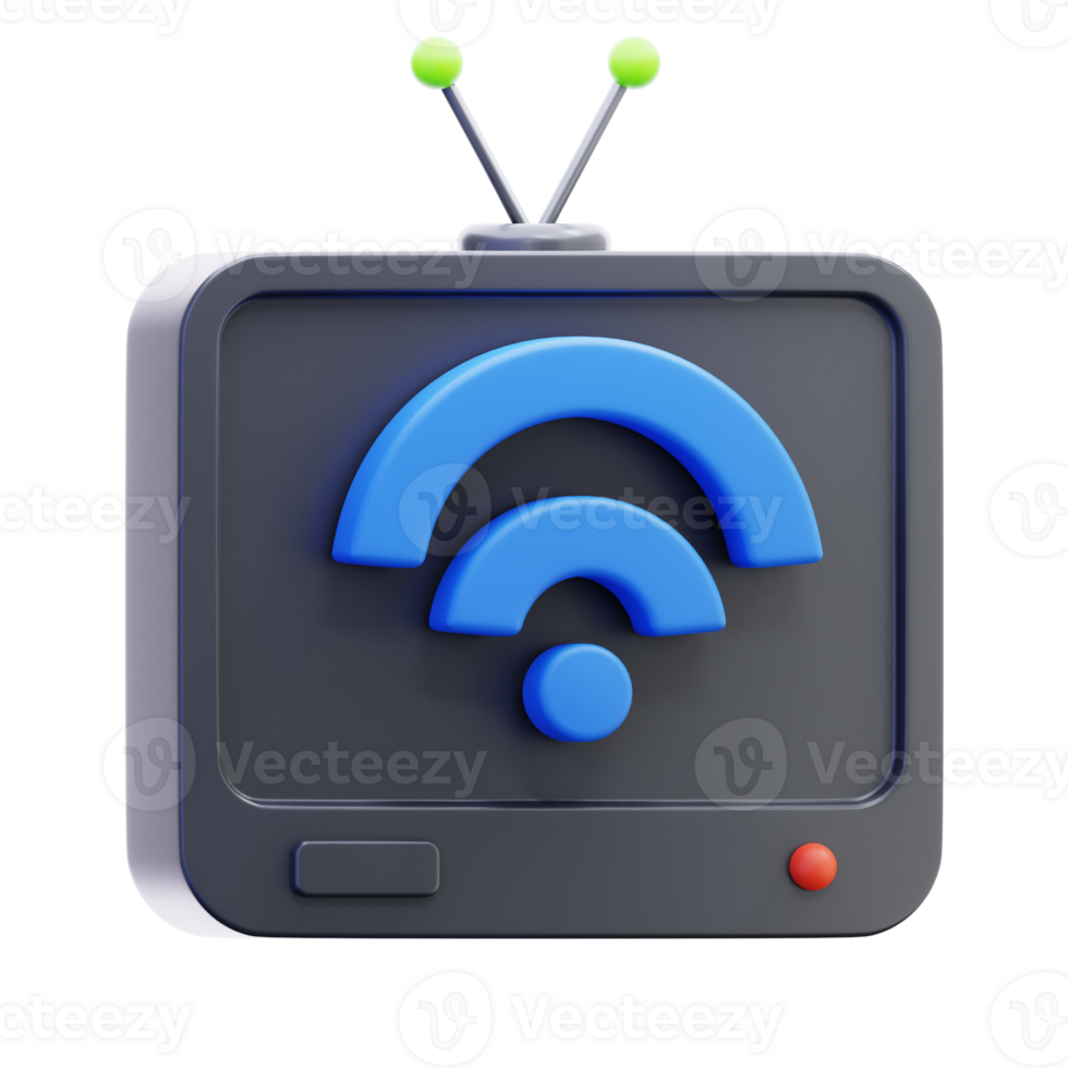 Smart Tv 3D Illustration png