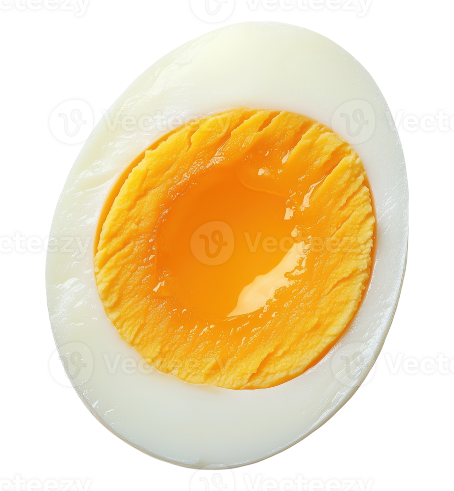 Half of Boiled Egg png