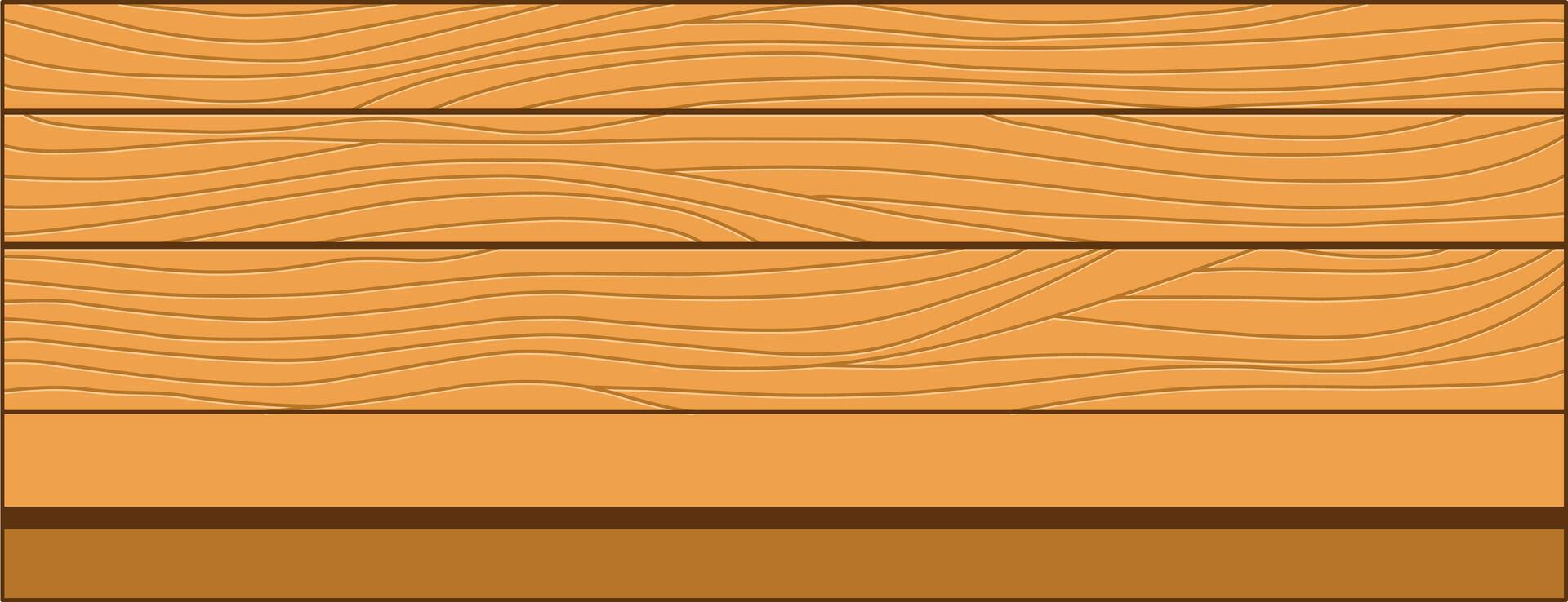 Wooden Table Top With Texture. Flat and Simple Style. vector
