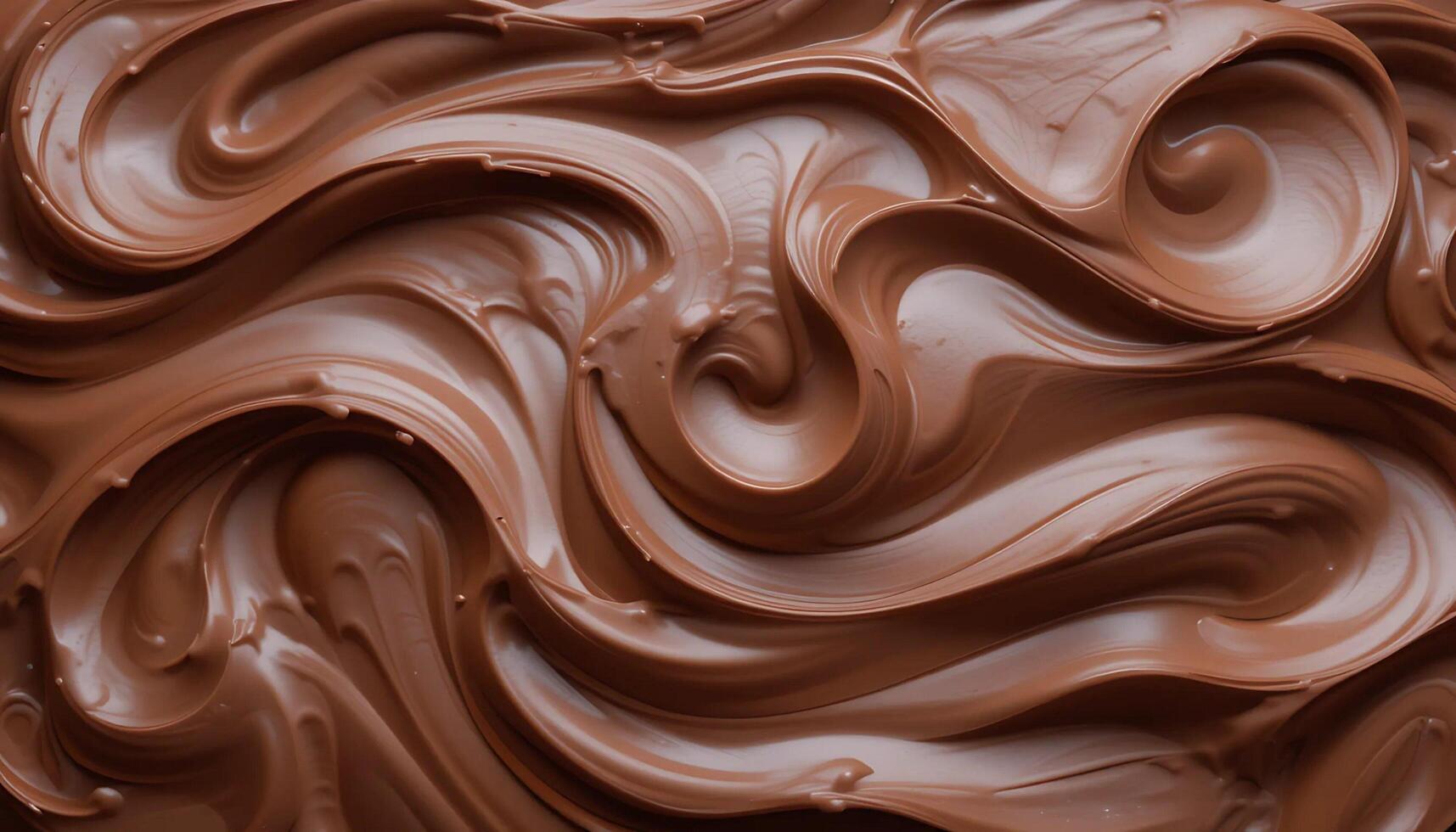 Cream chocolate spread surface, background and texture photo