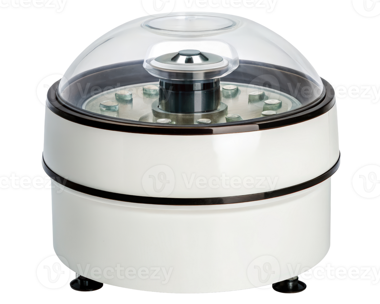 White round device with clear dome on a transparent background png