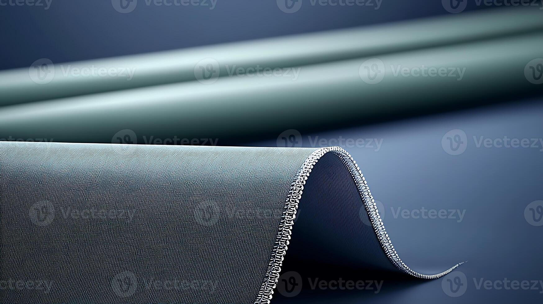 Close-up view of a folded fabric showcasing texture and color against a smooth background photo