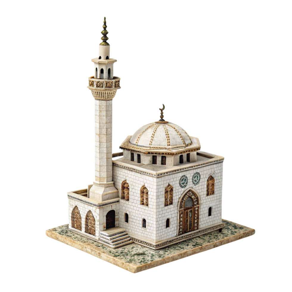 A model of a building beautiful image isolated on a transparent background png