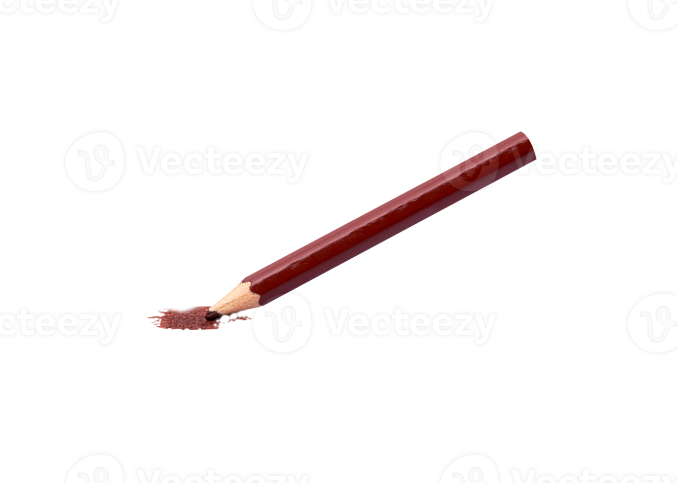 Brown colored pencil making Stroke png
