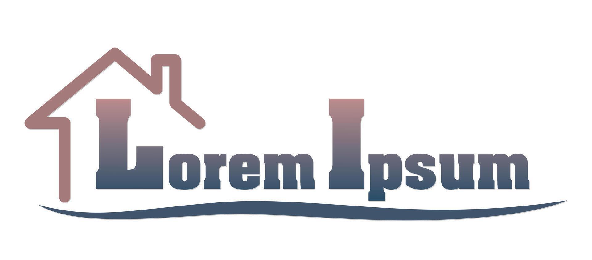 the logo of the construction company. vector