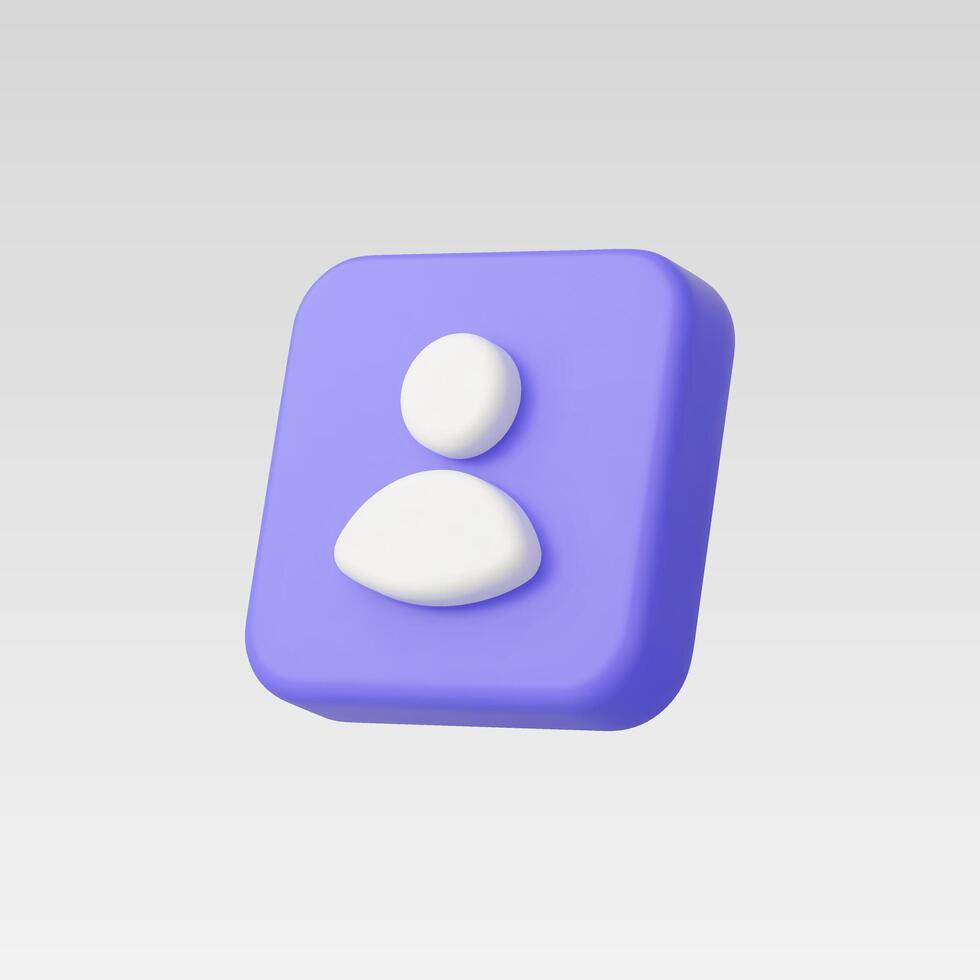 3d Realistic Purple Group of people, Team work concept vector