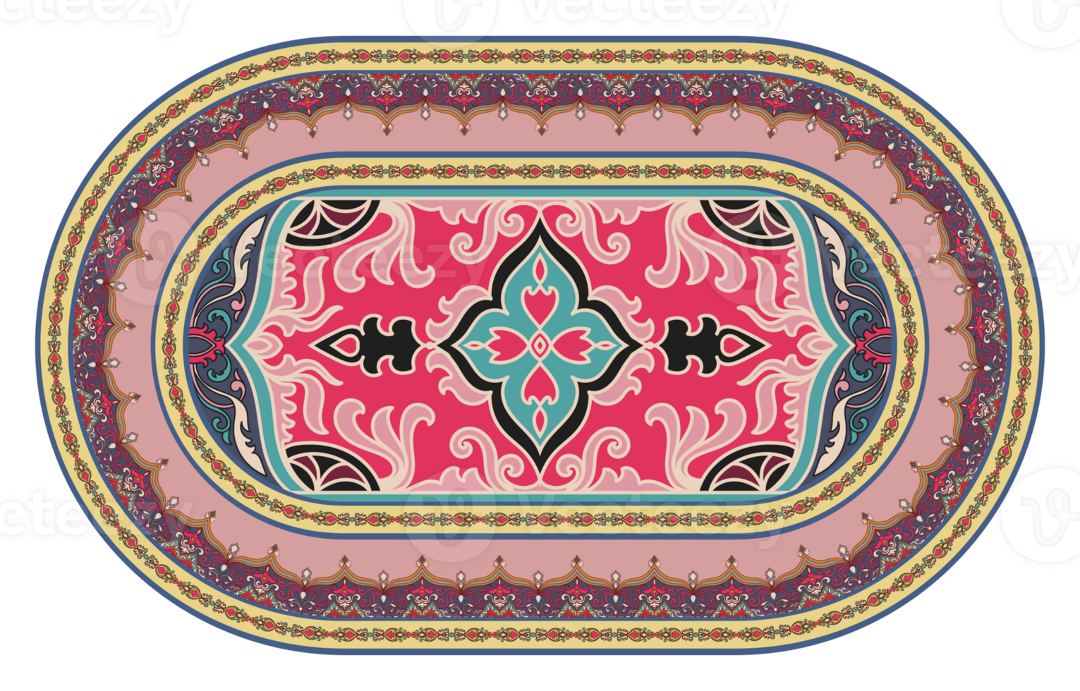 Sophisticated oriental rugs featuring intricate patterns and oval designs. png