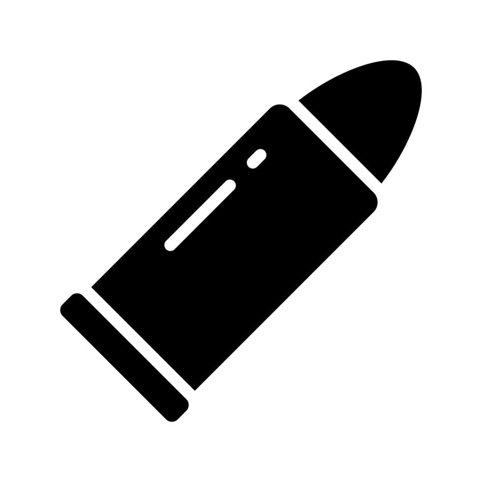 Simple bullet icon isolated on white background. vector