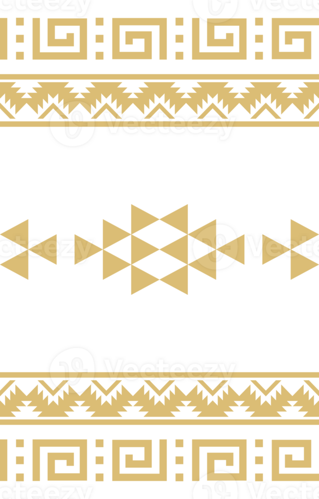 The Mexican Aztec tribal ornament showcases intricate, culturally rich designs with bold, symbolic patterns. png