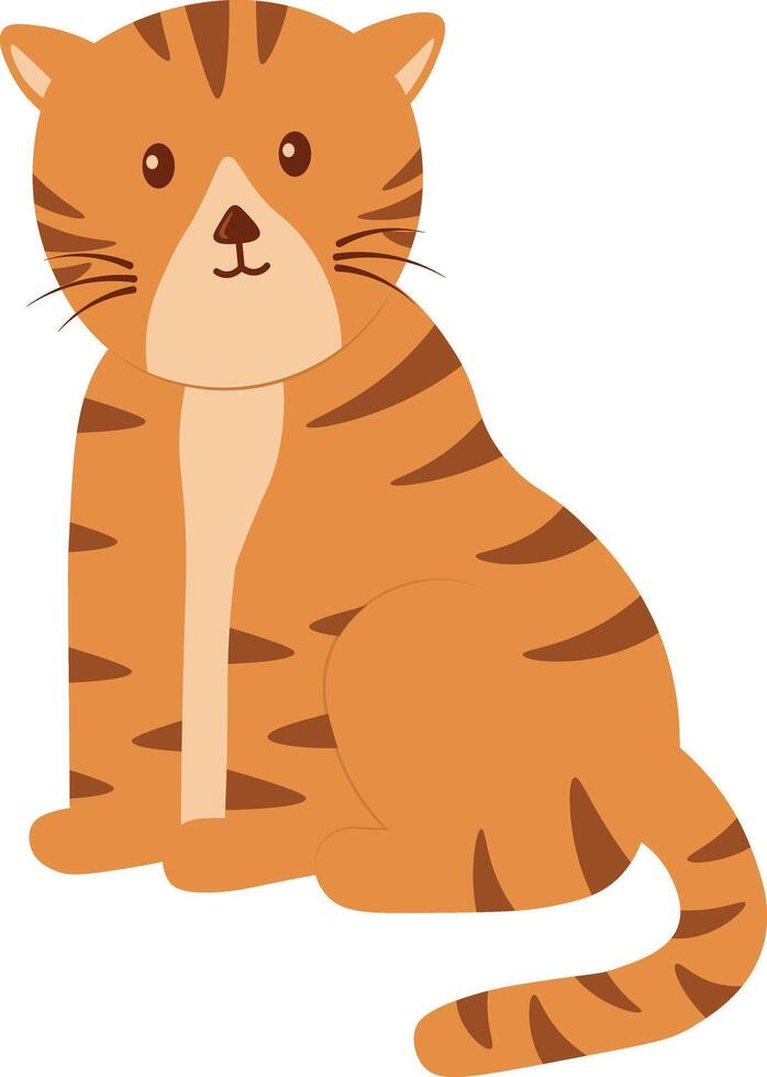 International Tiger Day Illustration with Cute Design vector