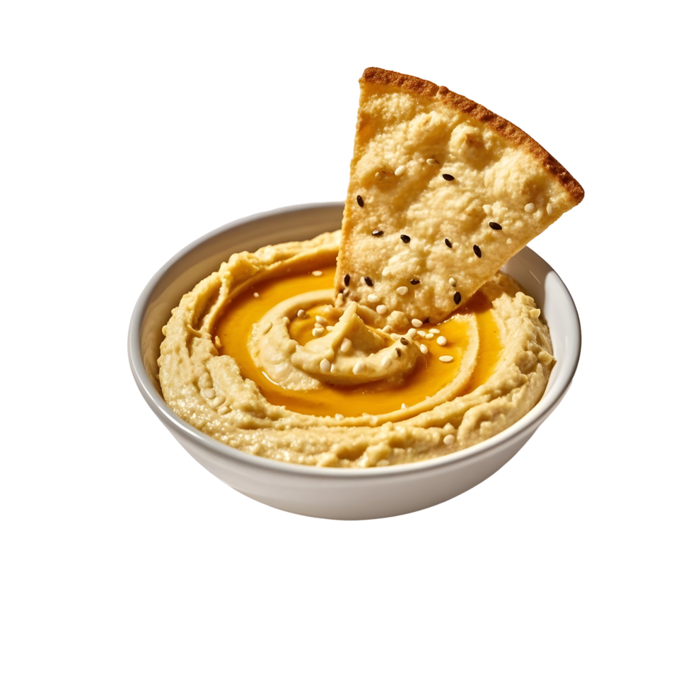 Hummus with crackers png