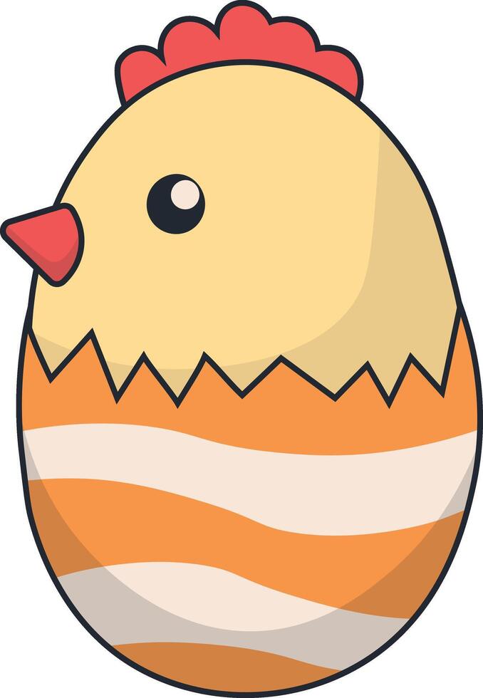 Cute egg clipart. Nowruz day element vector