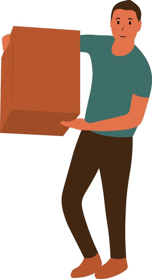 People Volunteers and Donation Illustration on White Background. vector