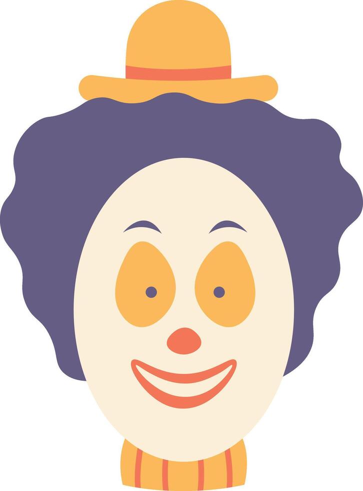 Creepy Clown Mask vector