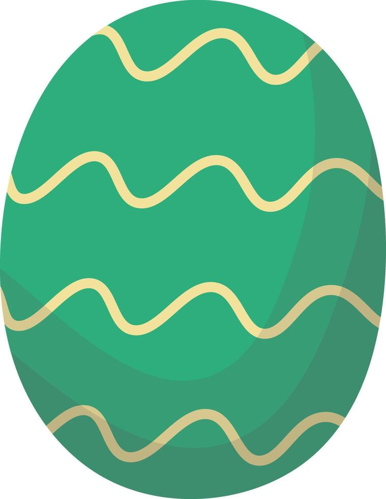 Easter egg for nowruz day. vector