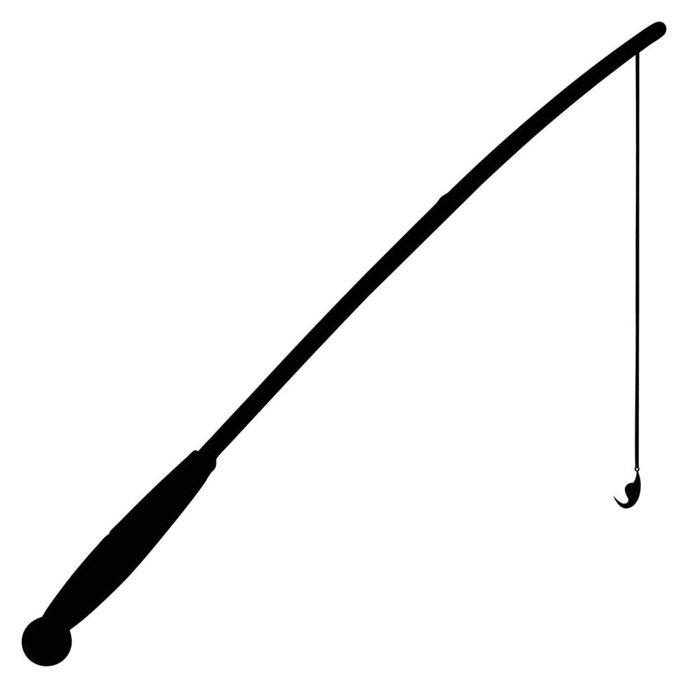 sharp steel fishing hook vector