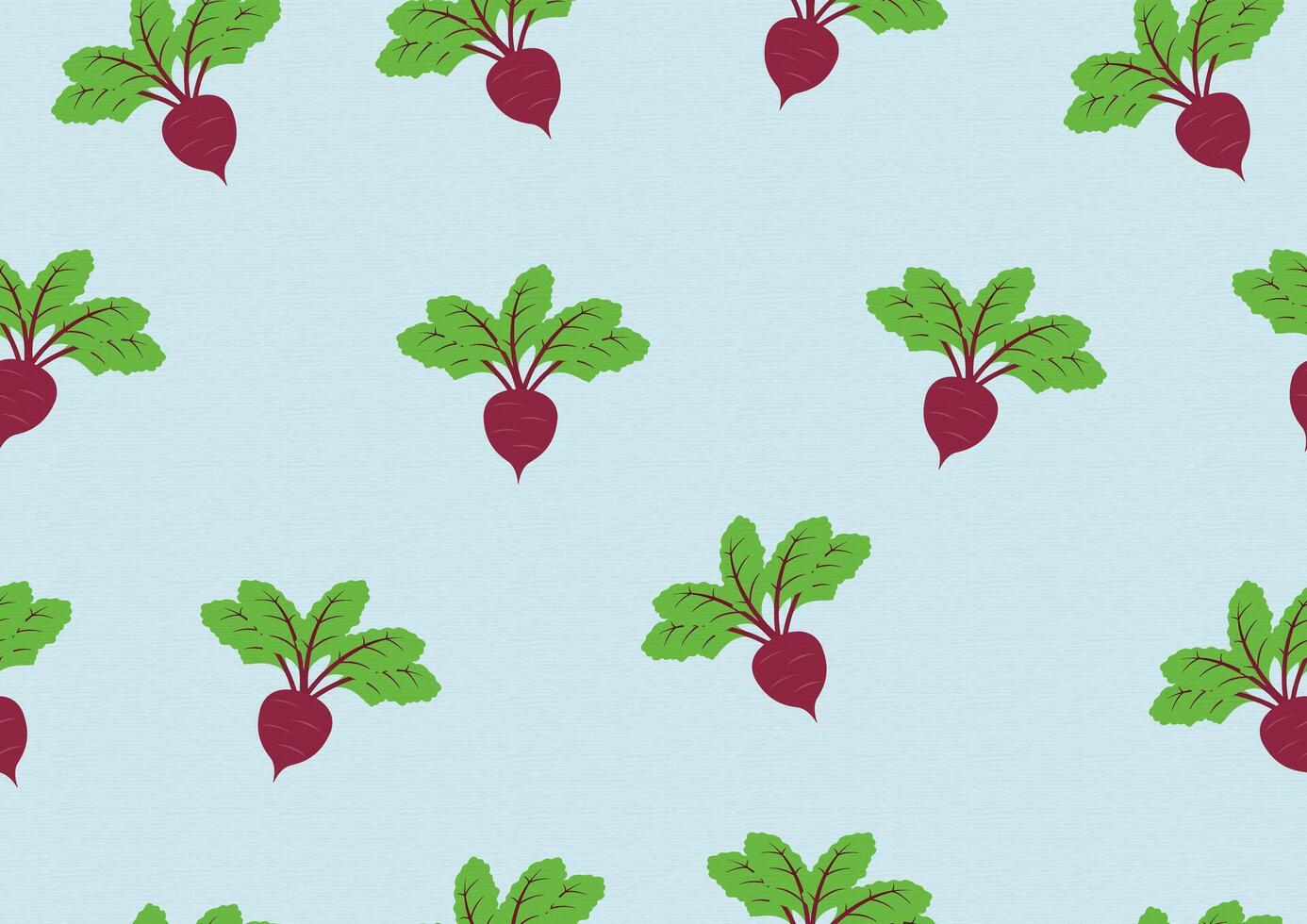 Small Beetroots pattern and wallpaper on lights blue background. Seamless pattern gift wrap and wallpaper. vector
