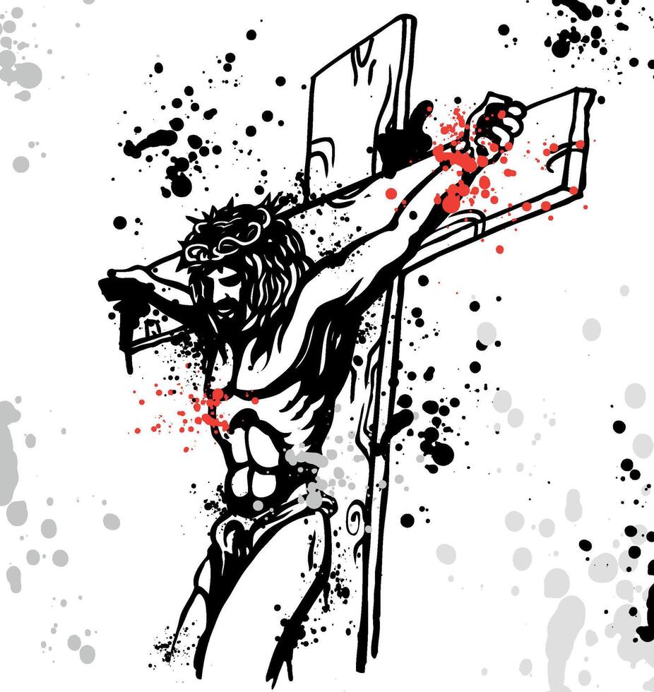 jesus christ illustration vector