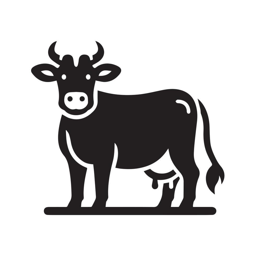 Cow Illustration for Logos vector
