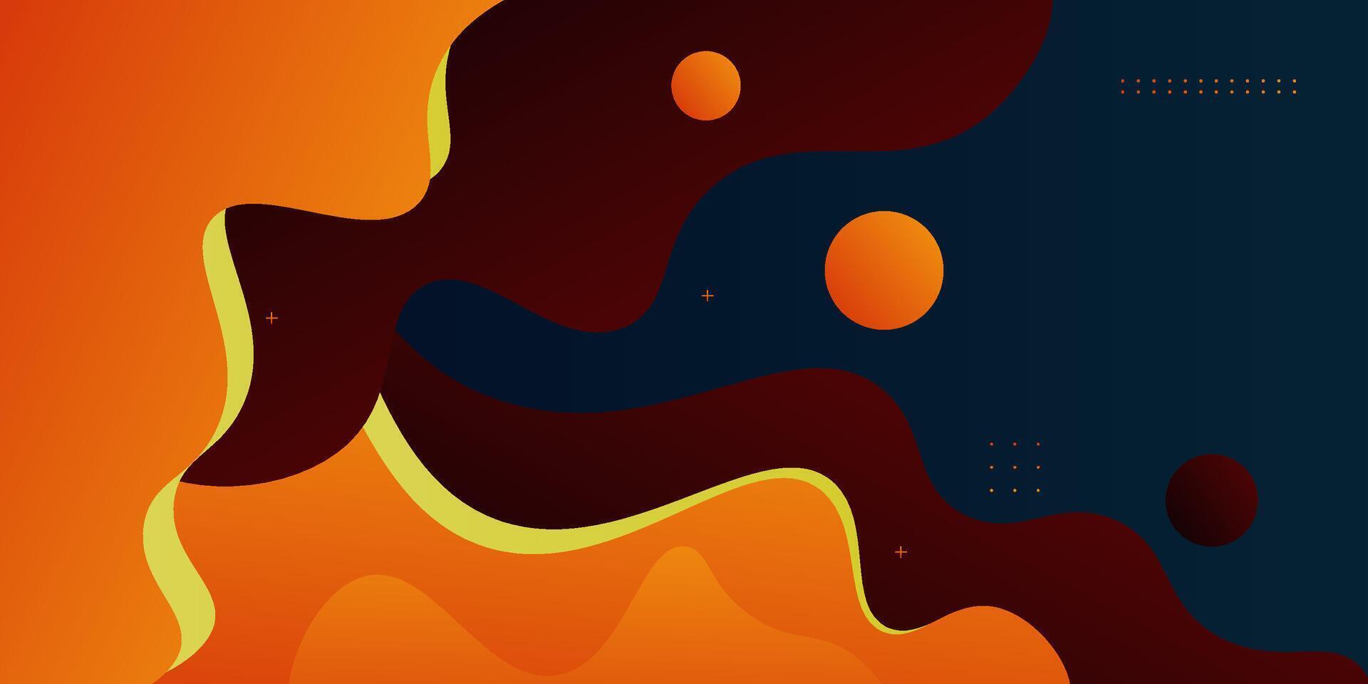 Abstract colorful gradient fluid wave concept. Dynamic color fluid pattern element. Eps10 vector