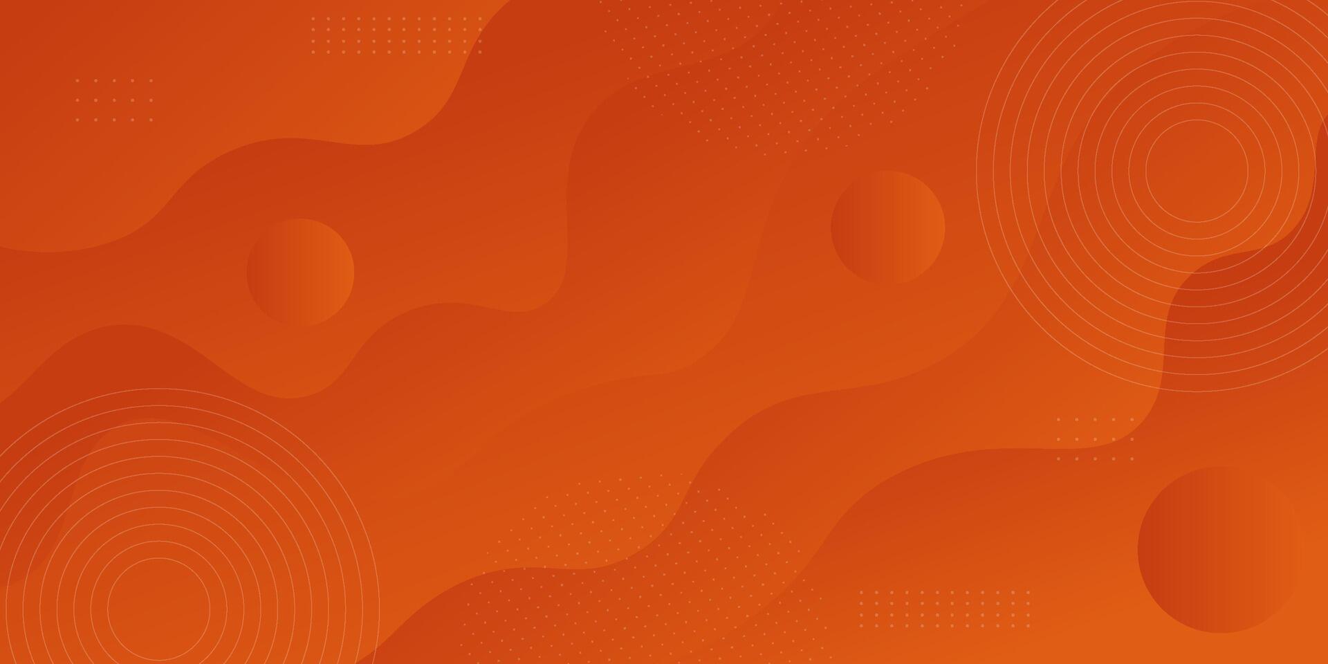 Abstract colorful orange 3D wave pattern background. Trendy background design illustration. Eps10 vector