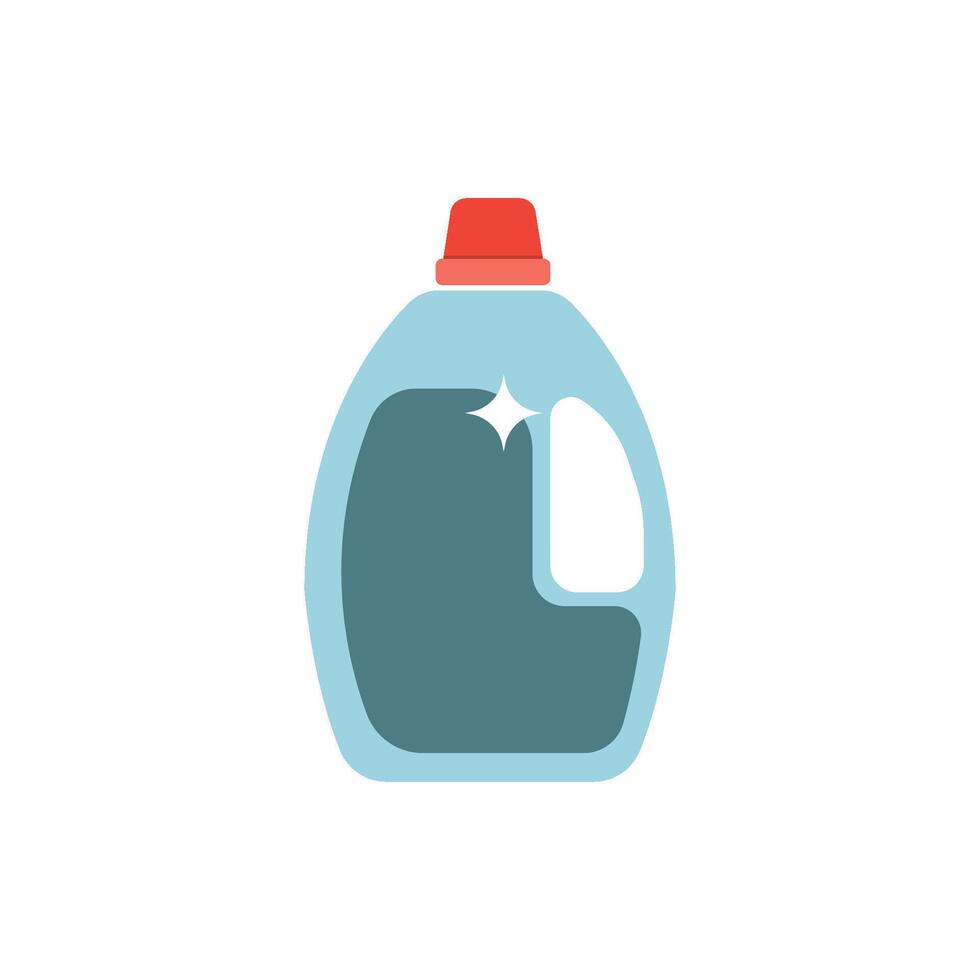 Bottle of laundry icon vector