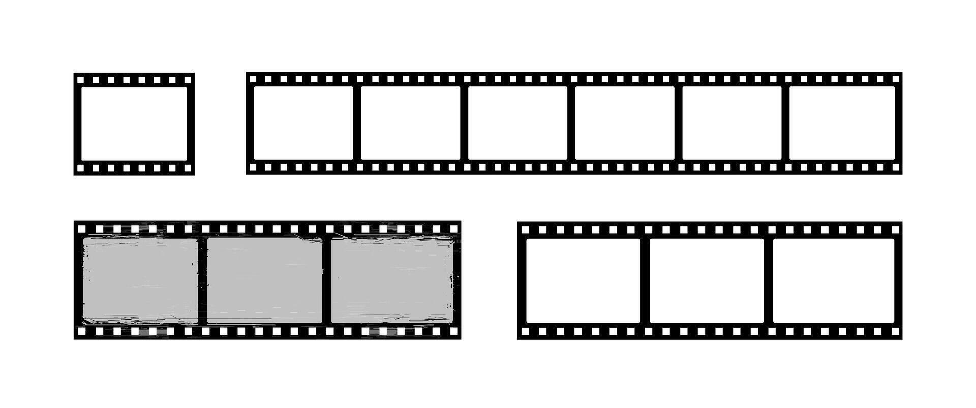 Film Strip on white background vector