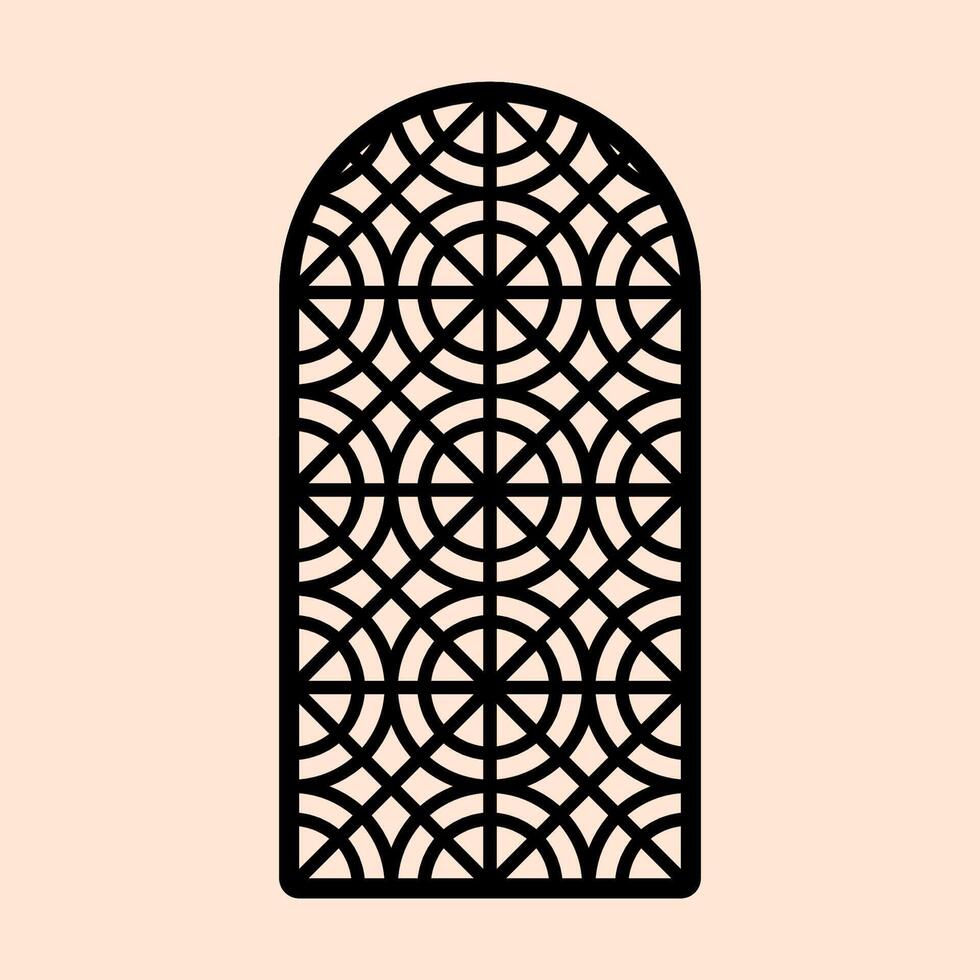 Islamic Inspired Geometric Patterns for Contemporary Architectural Screens vector