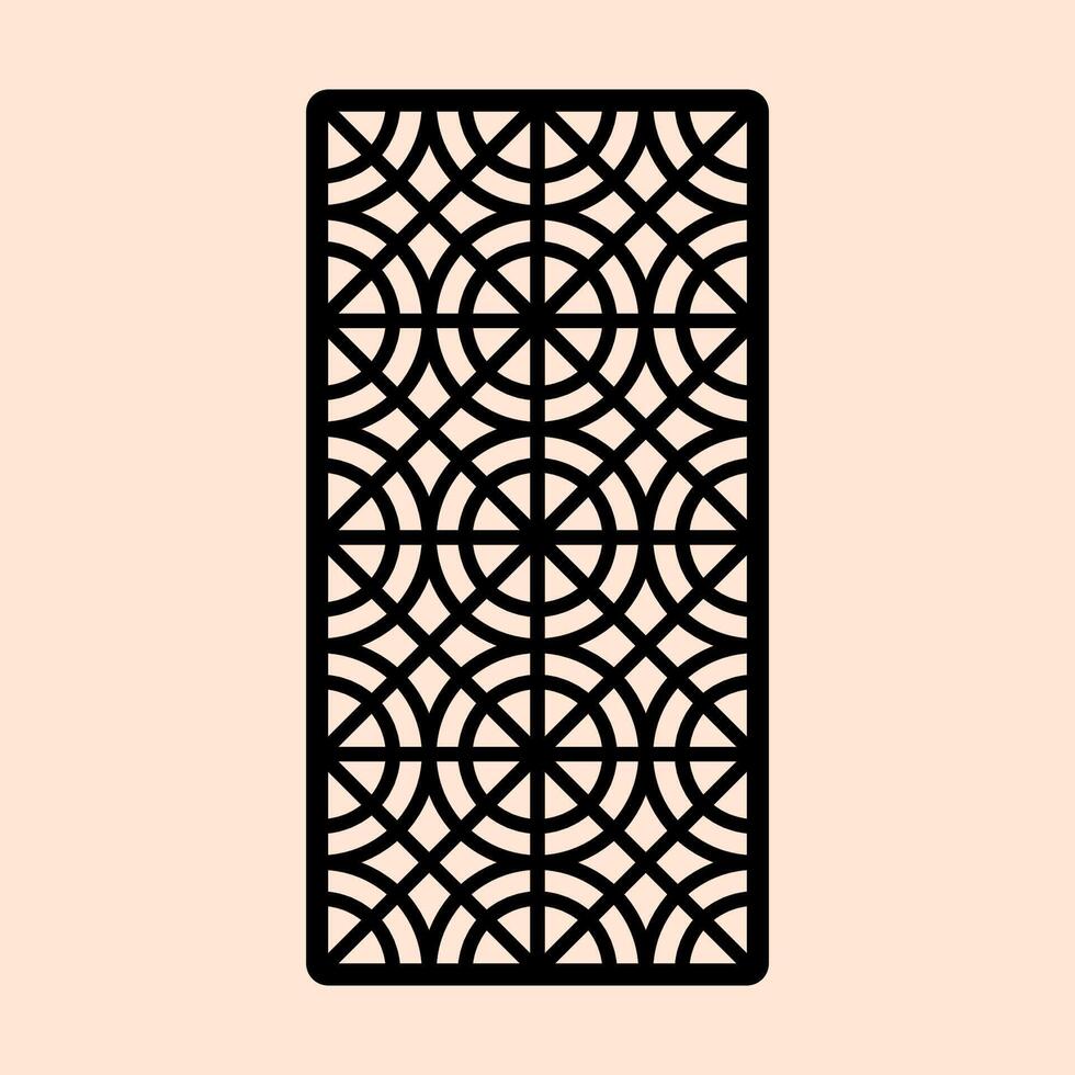 Laser-Cut Decorative Screens with Modern and Classic Design Appeal vector