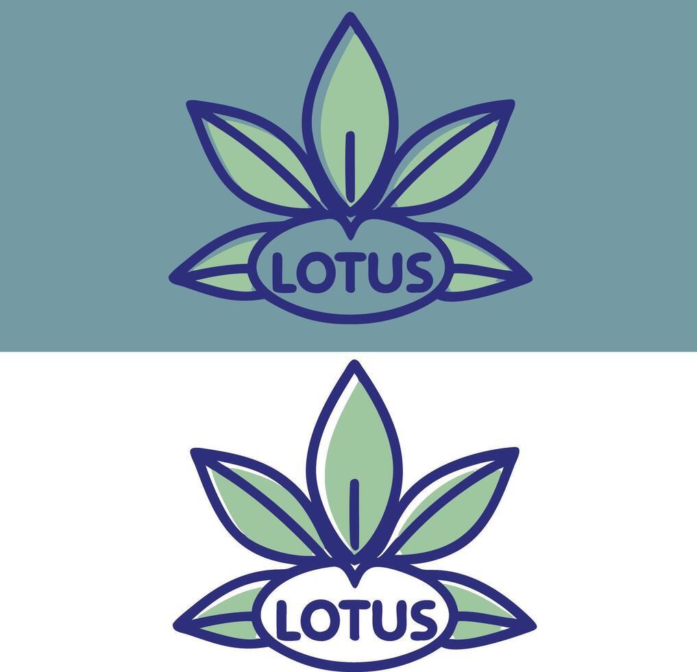 lotus logo branding vector