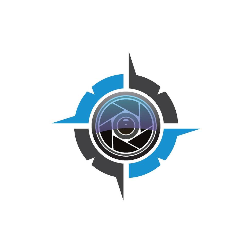 compass logo tempate ilustration . vector