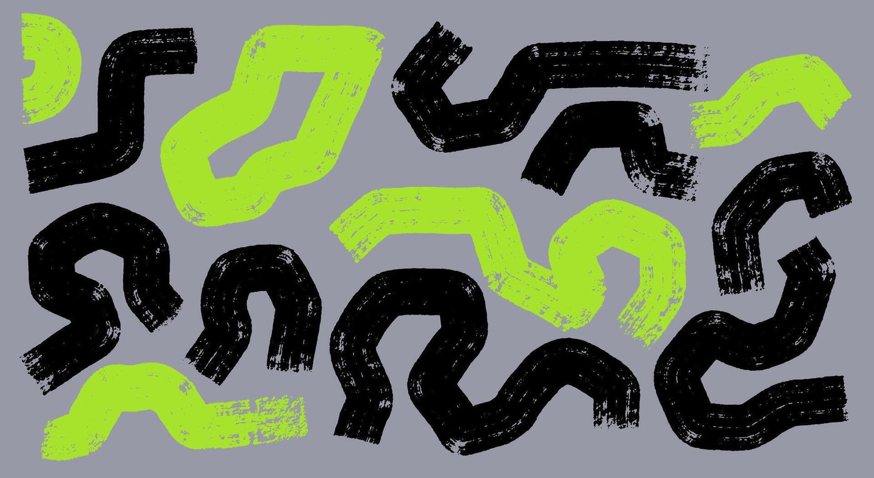 Hand drawn painted strokes, box, bubble. Texture design paint frames. Grunge acid colors pen elements, marker shapes. Abstract hand draw brushes frames for text, banner for design. Brushes set. vector