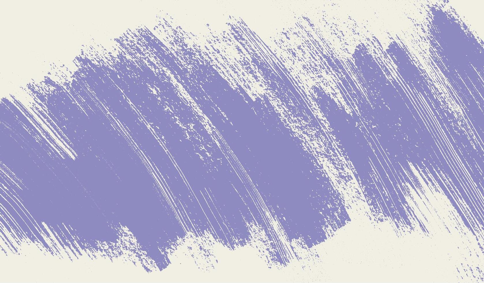 Slanted strokes purple paint on beige background. Grunge old brush strokes. Paint flows, torn edges lines on canvas. illustration for design, print, background. vector