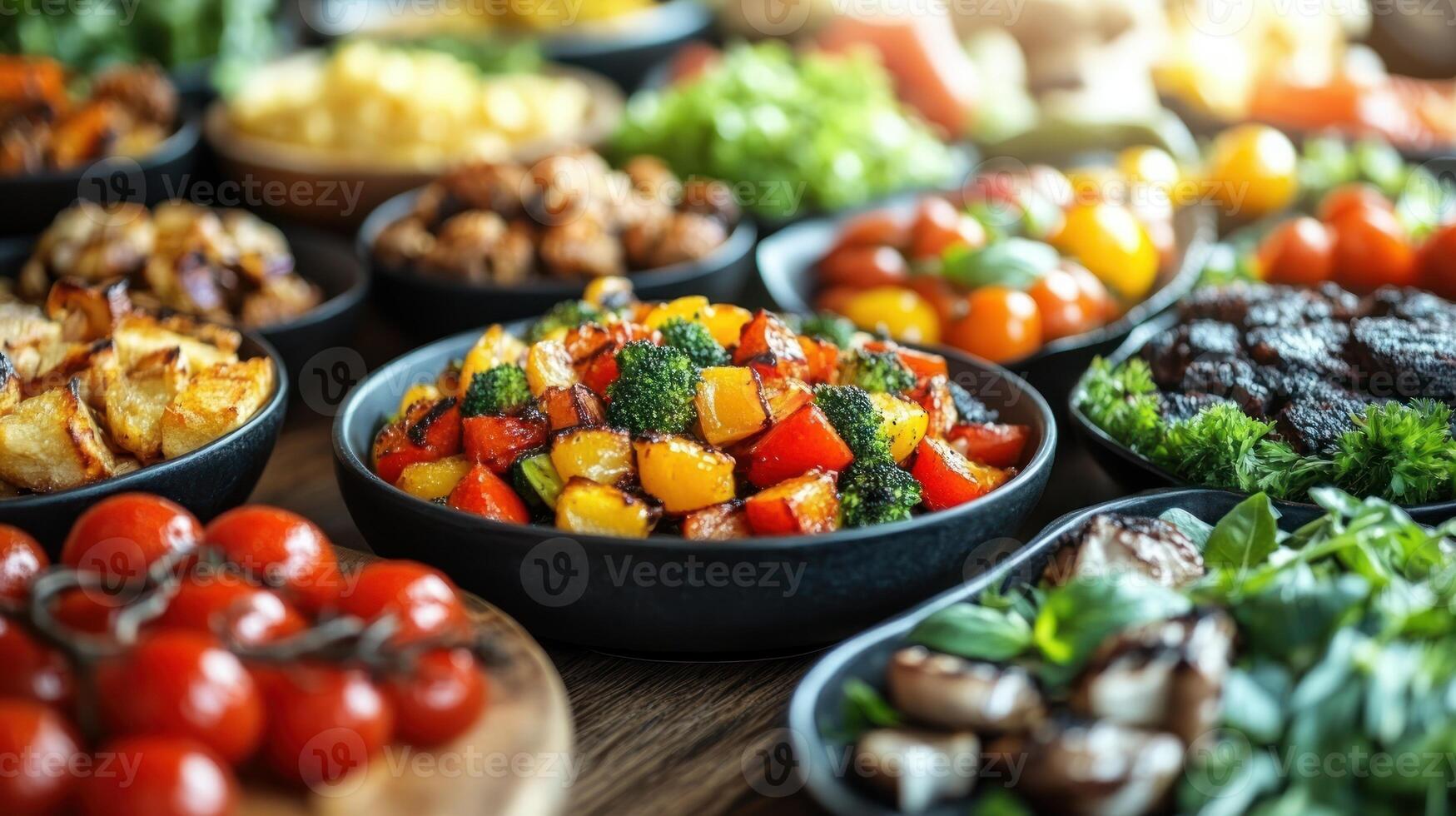 A table with many different types of vegetables photo