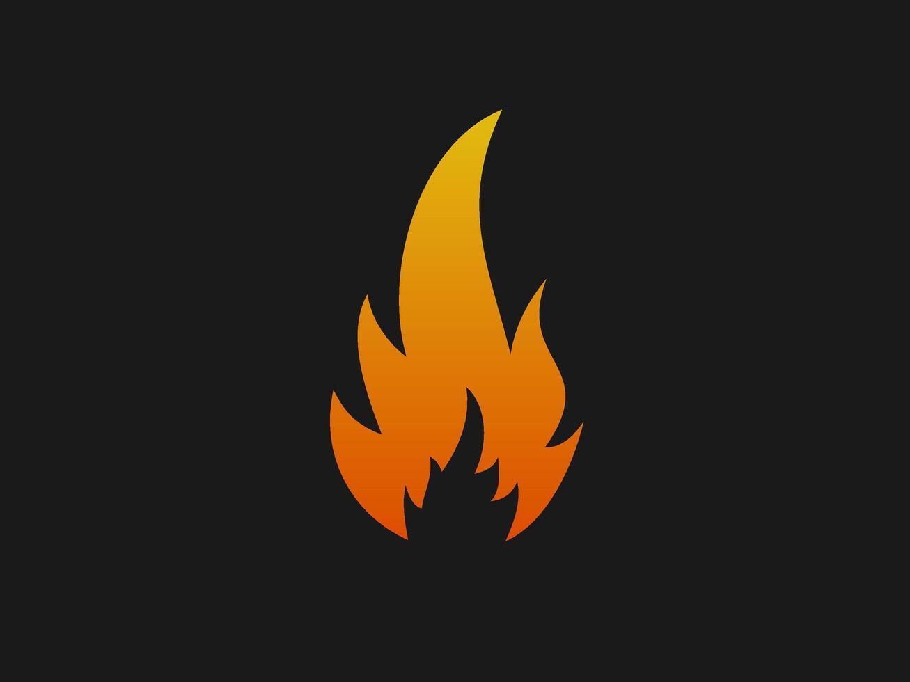 This image features a stylized depiction of a flame against a dark background vector