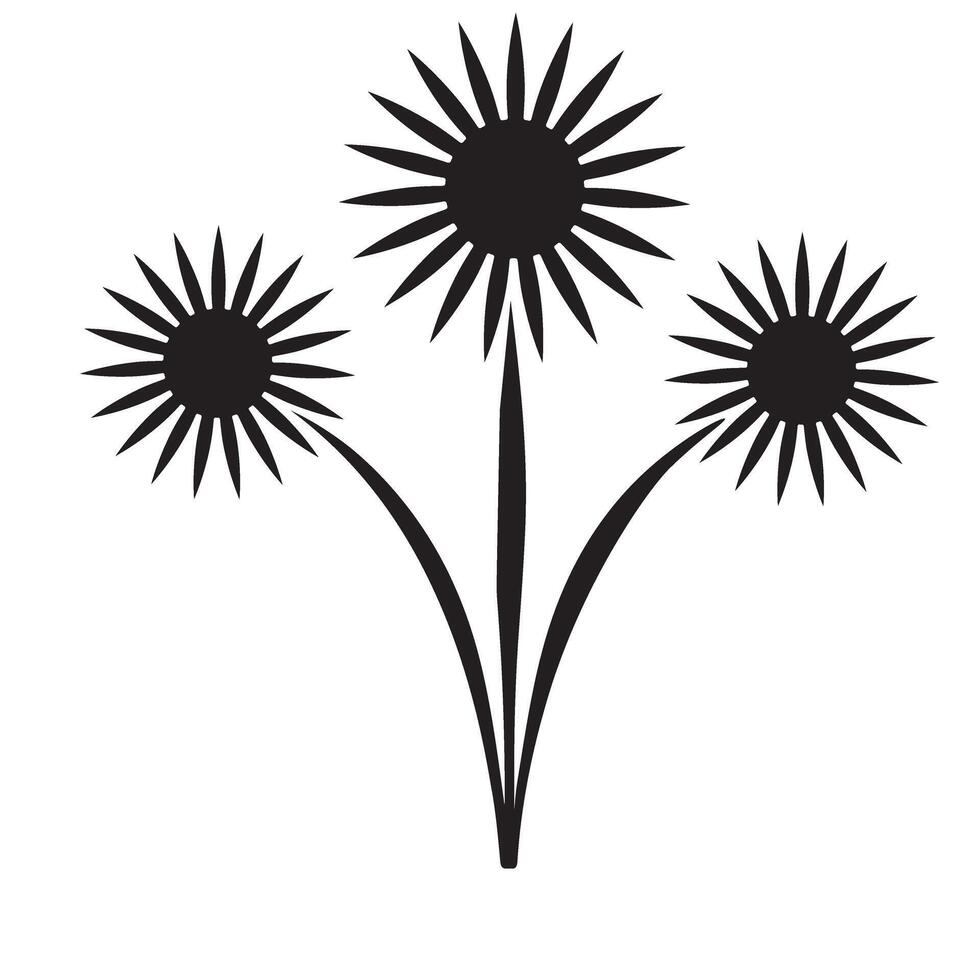 Fireworks Burst Illustration for Celebratory Event Decoration vector