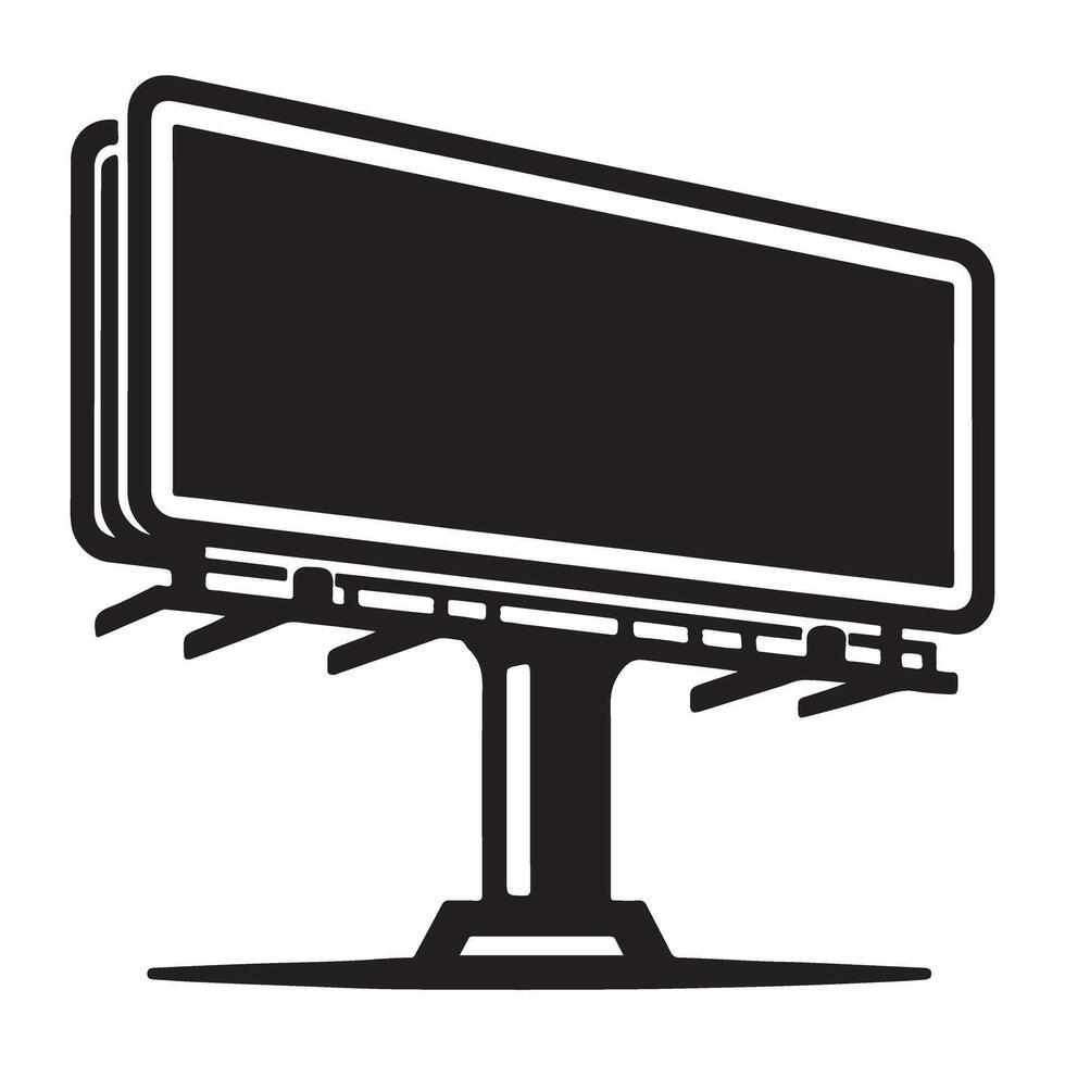 Billboard Illustration for Advertising and Promotional Graphics vector