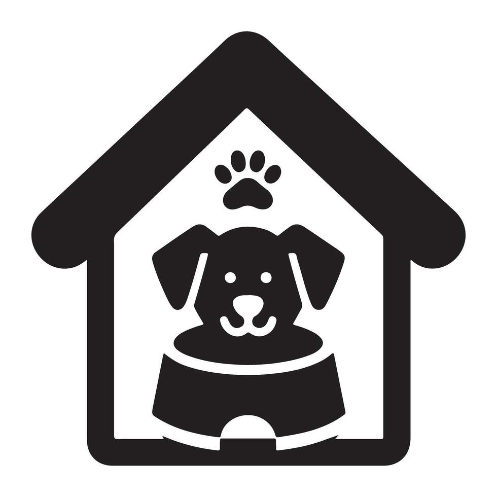 Adorable Dog House Illustration File for Pet Lovers vector