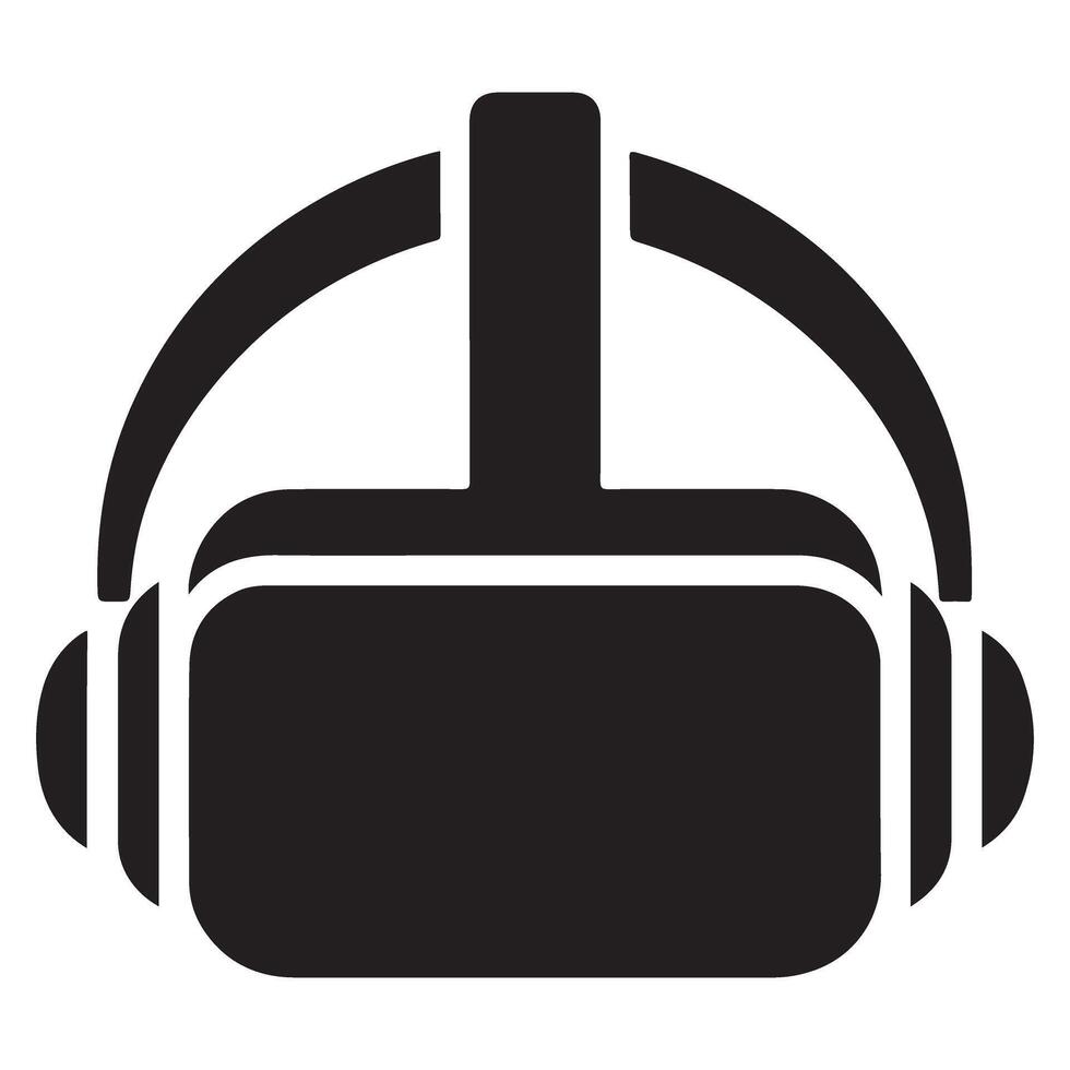 Cutting Edge Virtual Reality Headset for Audio Visual Experiences vector