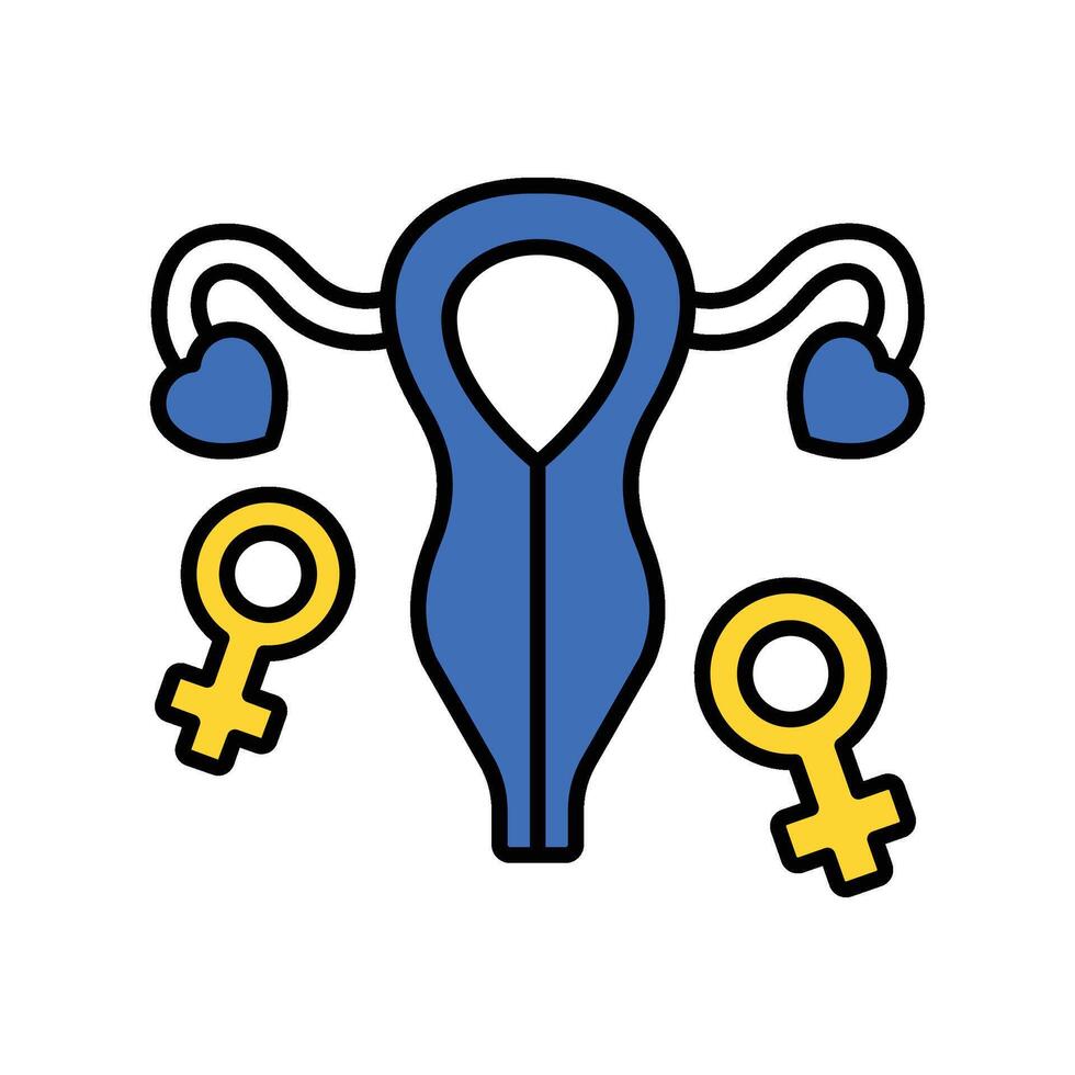 Reproductive rights filled outline icon. EPS 10 file vector