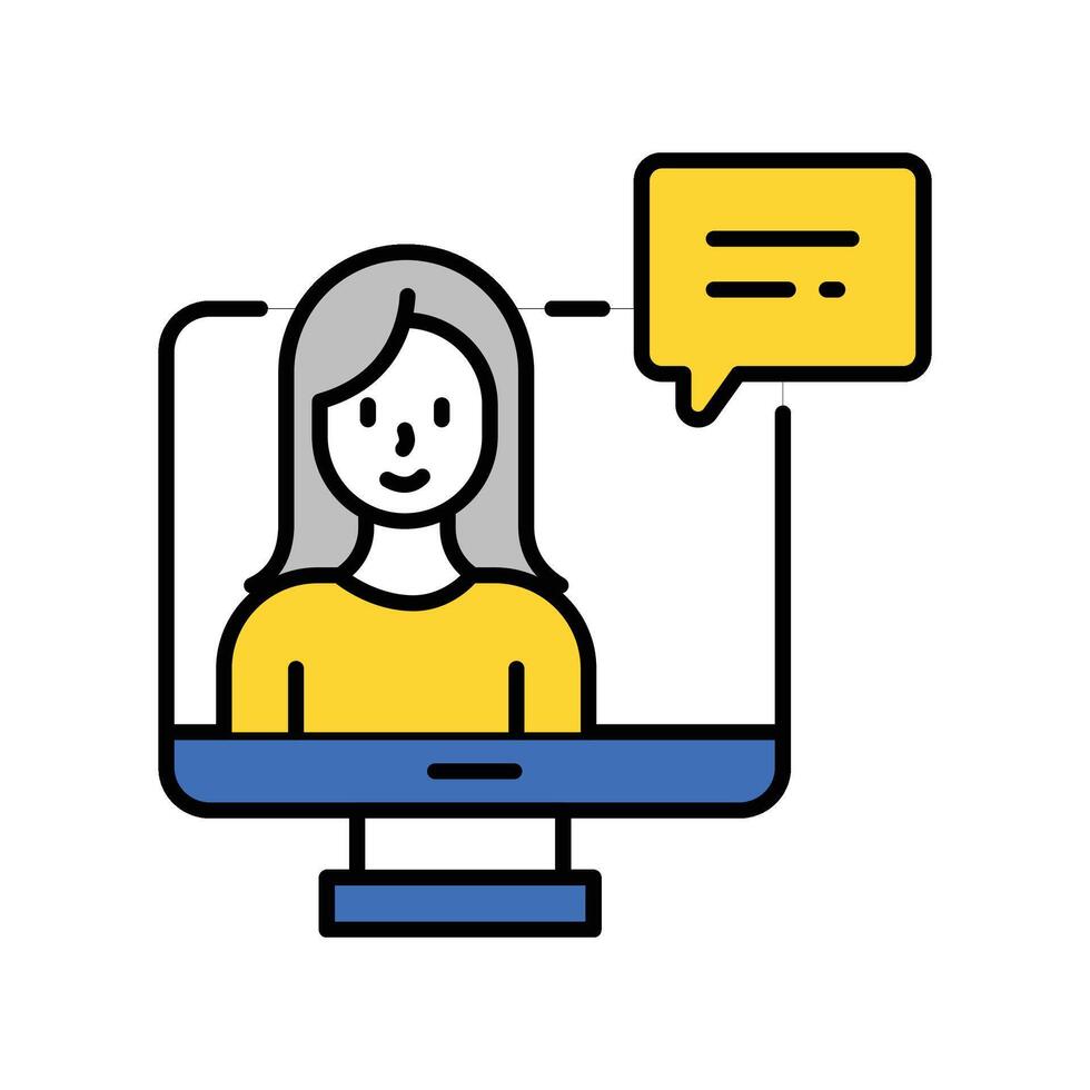 Communication filled outline icon. EPS 10 file vector