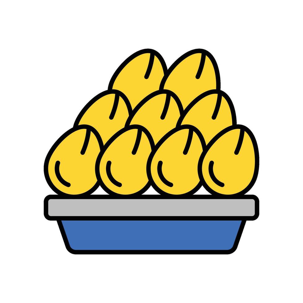 Date filled outline icon. EPS 10 file vector