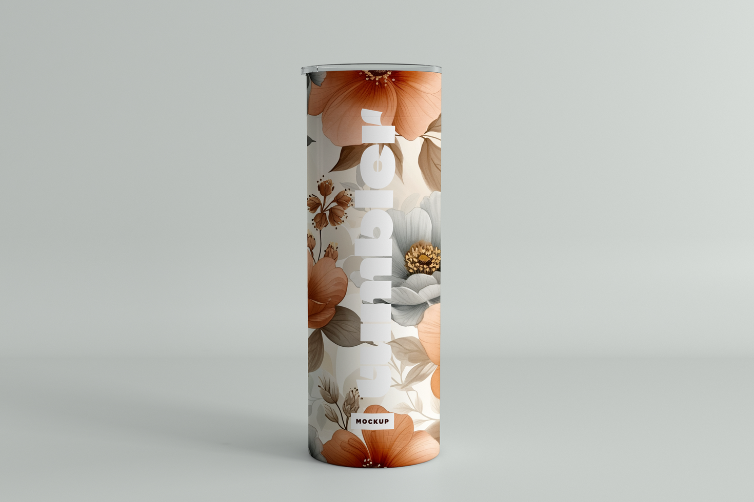 One Drinking Jar Tumbler Mockup psd