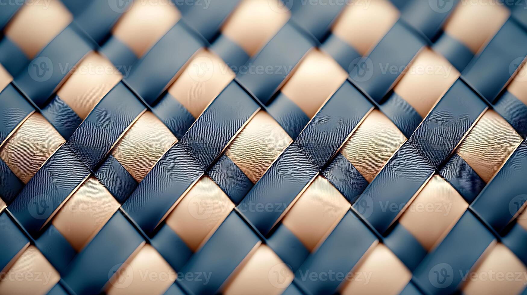 Close-up of intricately woven textile showcasing geometric patterns and color contrasts photo